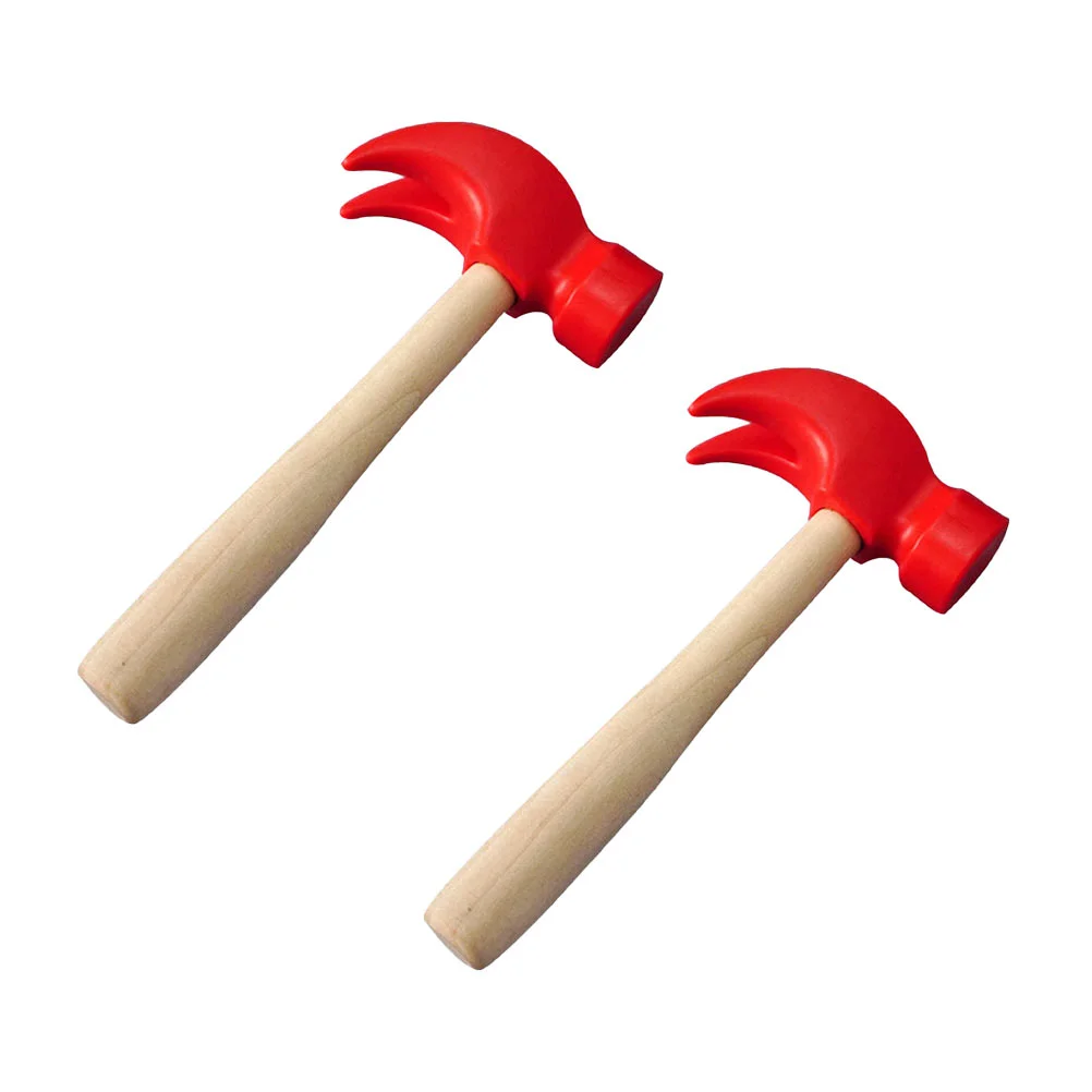 

Hammer Toy Wooden Kids Hammers Toys Mallet Tool Wood Mini Tools Play Simulation Pounding Children Pretend Construction