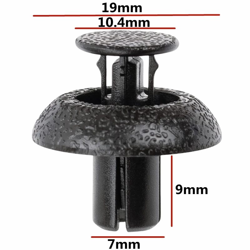 

20 шт. для отверстия 7 мм OE: 90467-07217 9046707217 крышка двигателя автомобиля, решетка бампера, фиксаторы нажимного типа