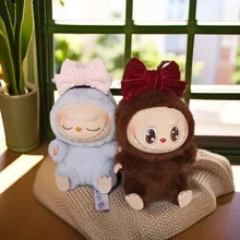 Аксессуары для кукол Labubu: Повязка на голову с бантом красная