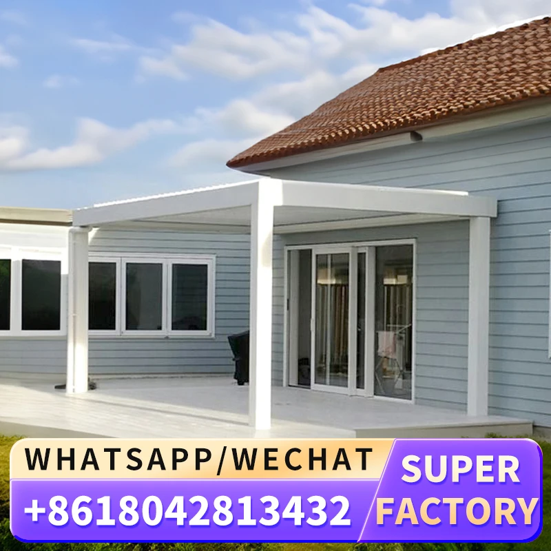 Уличная беседка 12x20 12x12 в металлической непроницаемой