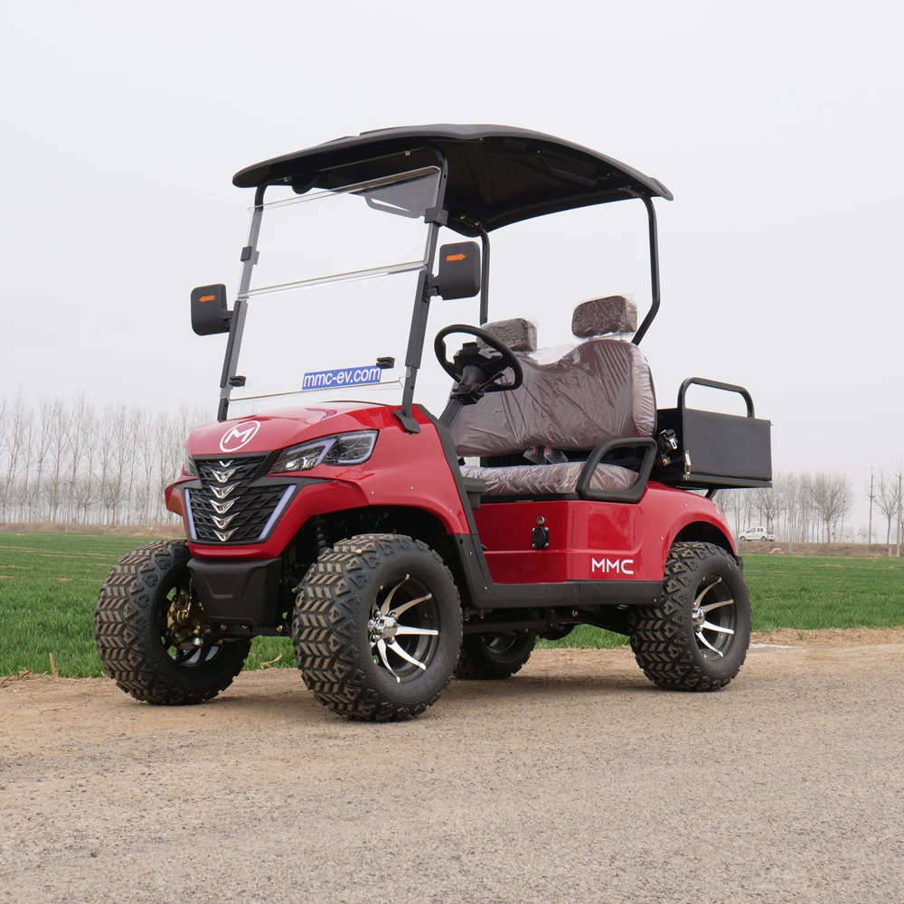 2-местная электрическая уличная Машинка для гольфа с литиевой батареей