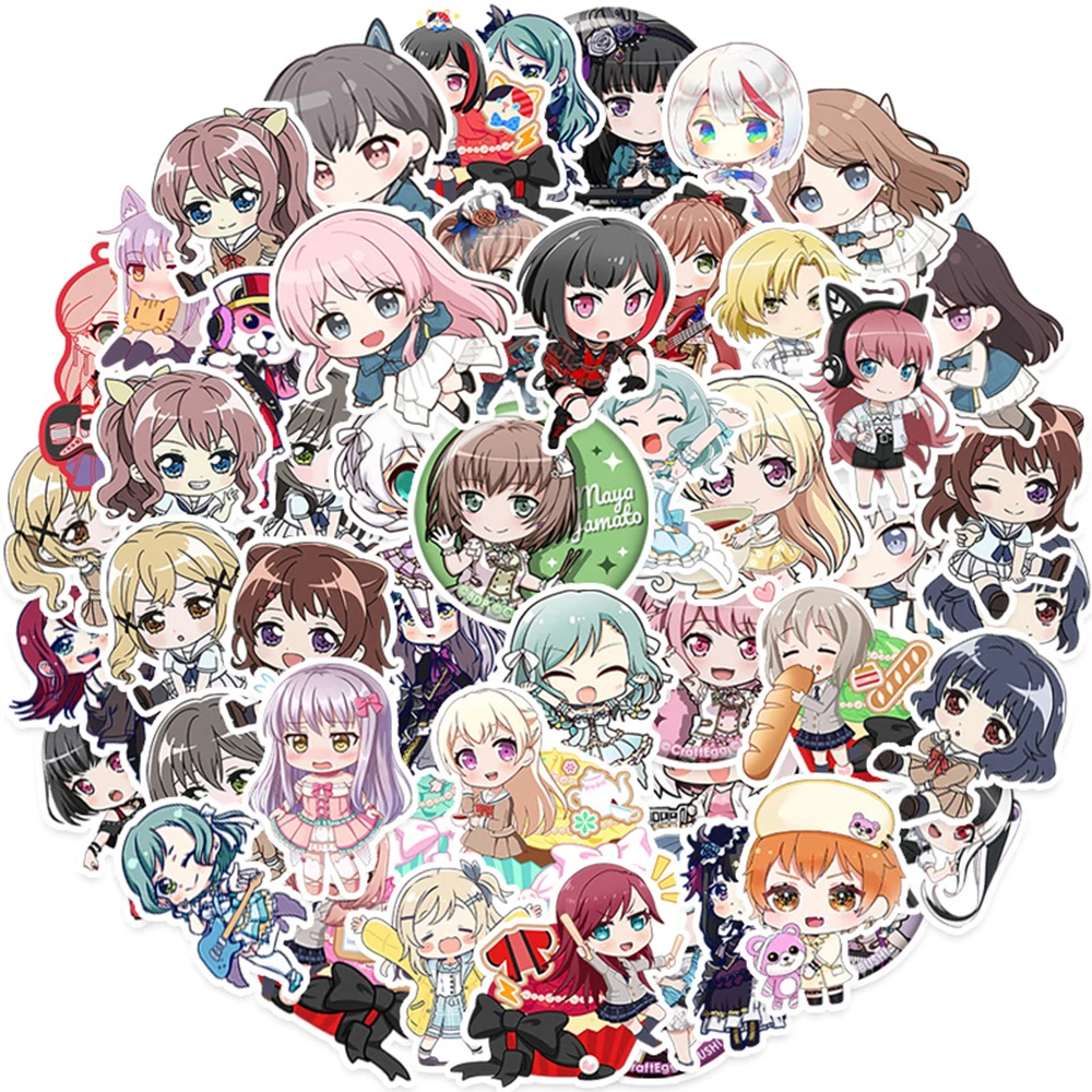 10/30/50 шт. Mygo BanG Dream аниме наклейки Anon Chihaya Soyo Nagasaki Taki Shiina Rana Kaname Tomori San мультяшная