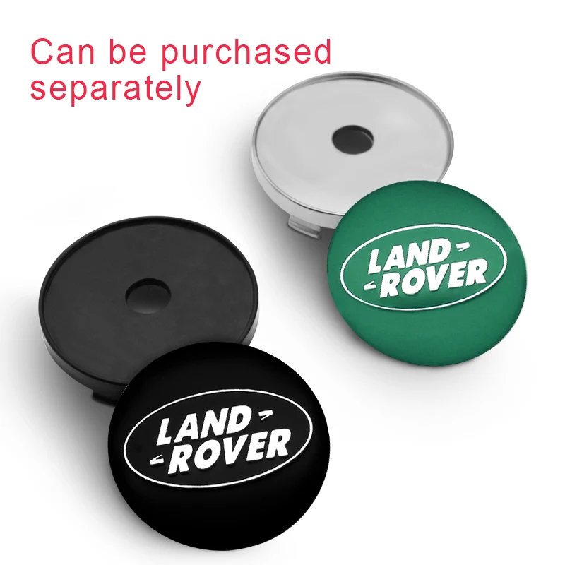

4pc 56mm 60mm Car Wheel Center Hub Cap Sticker Auto Badge Rim Covers For Land Rover Defender Freelander 1 Discovery 2 3 4 Evoque