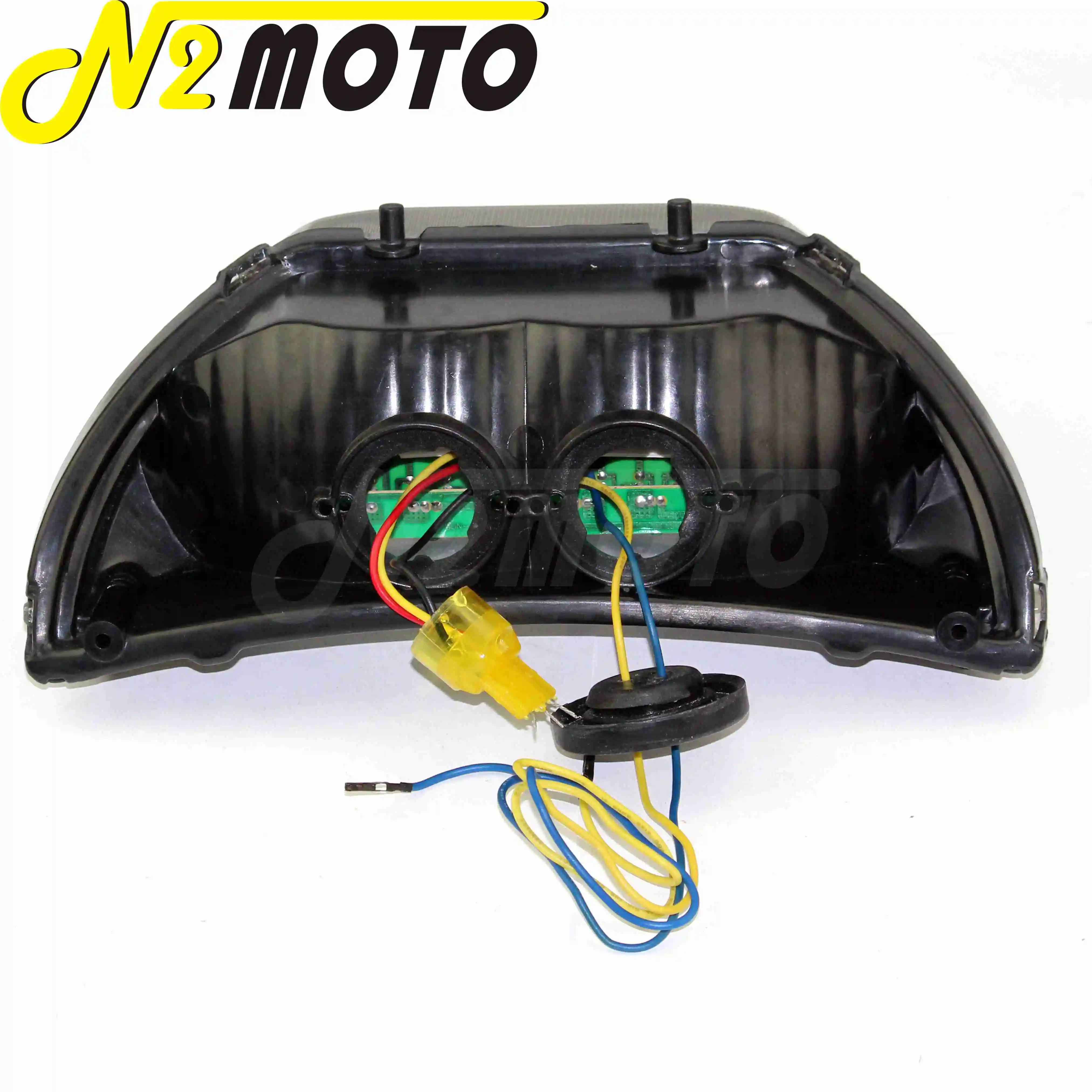 Светодиодные дымовые линзы для мотоциклов интегрированные Тормозные Сигналы