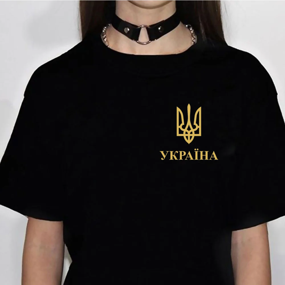 

Ucraina Ucrania Ukraine t-shirts women streetwear harajuku t shirt female designer 2000s clothes