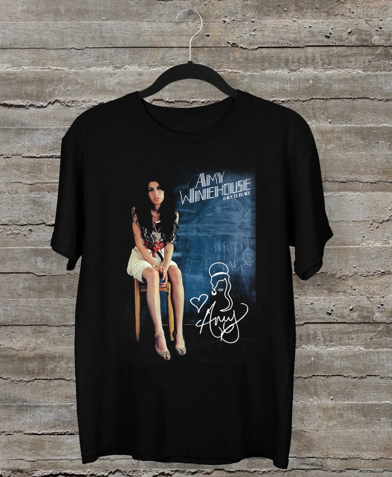 Новый подарок для фаната Amy Winehouse черная футболка унисекс S-2345XL TMB464