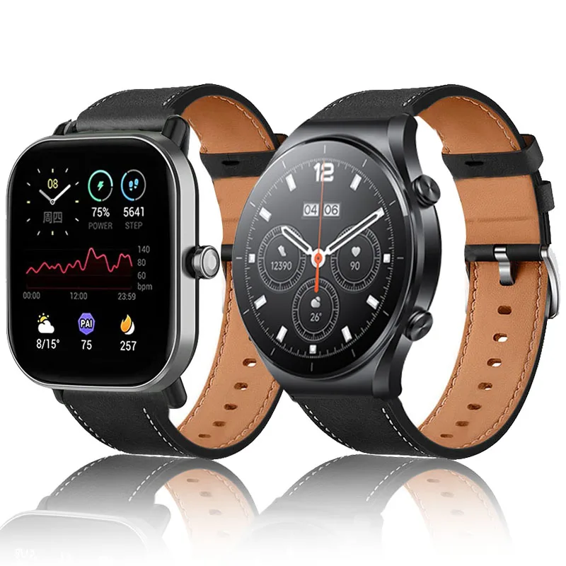 Ремешок из натуральной кожи для Huawei Watch GT2e GT 2/GT 3 Pro браслет наручных часов Honor Magic 2