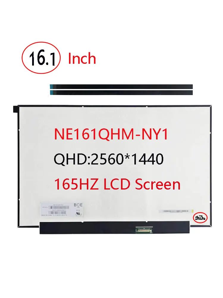 16 1-дюймовый 165 Гц ЖК-экран для ноутбука NE161QHM NY1 NE161QHM-NY1 Матричная панель дисплея QHD