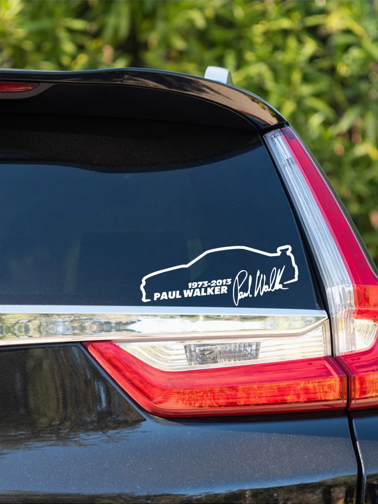 Автомобильные наклейки интересный Пол Уокер Форсаж виниловые автомобильные