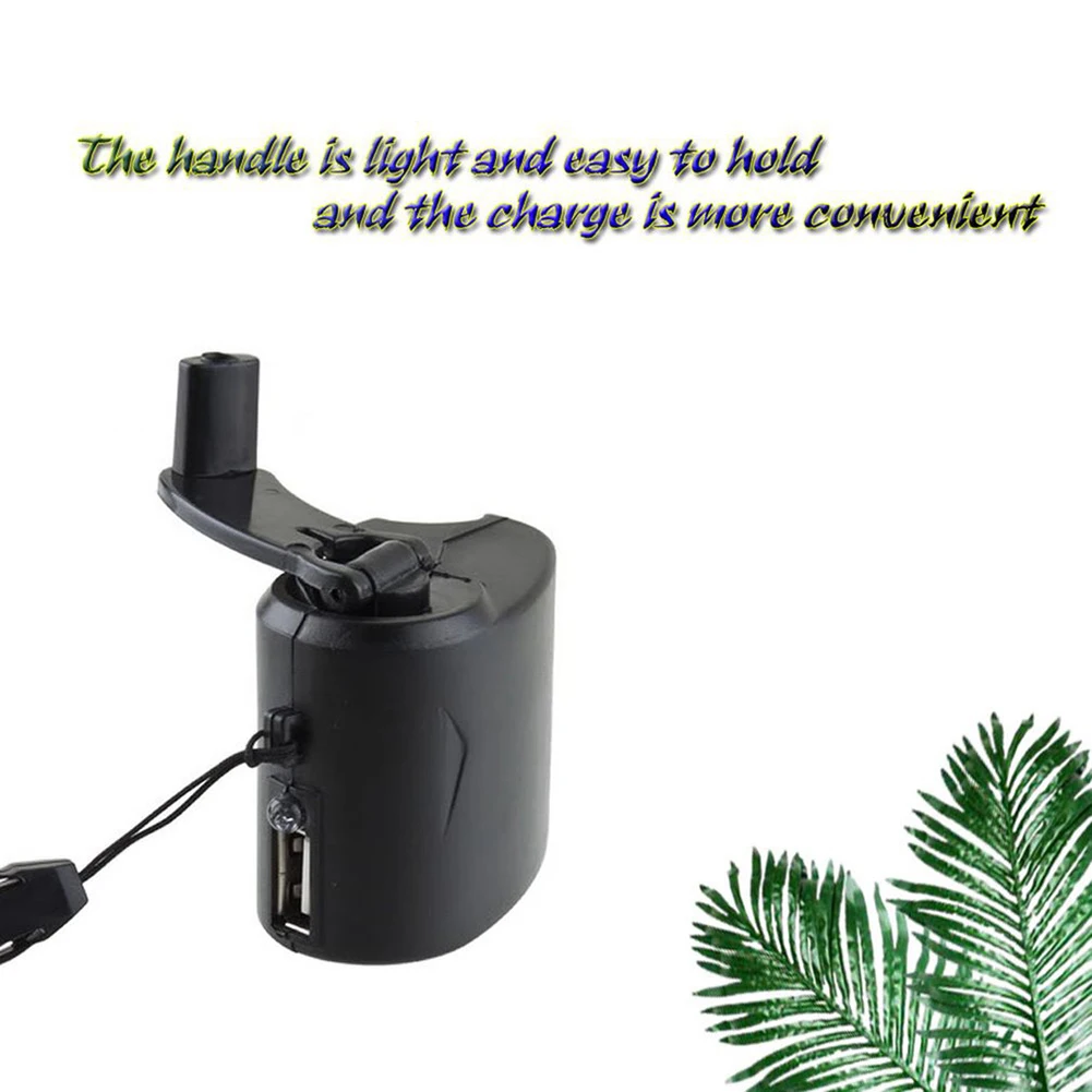usb emergency charger hand crank mobile phone power dynamo generator for camping travel charger outdoor survival tools free global shipping