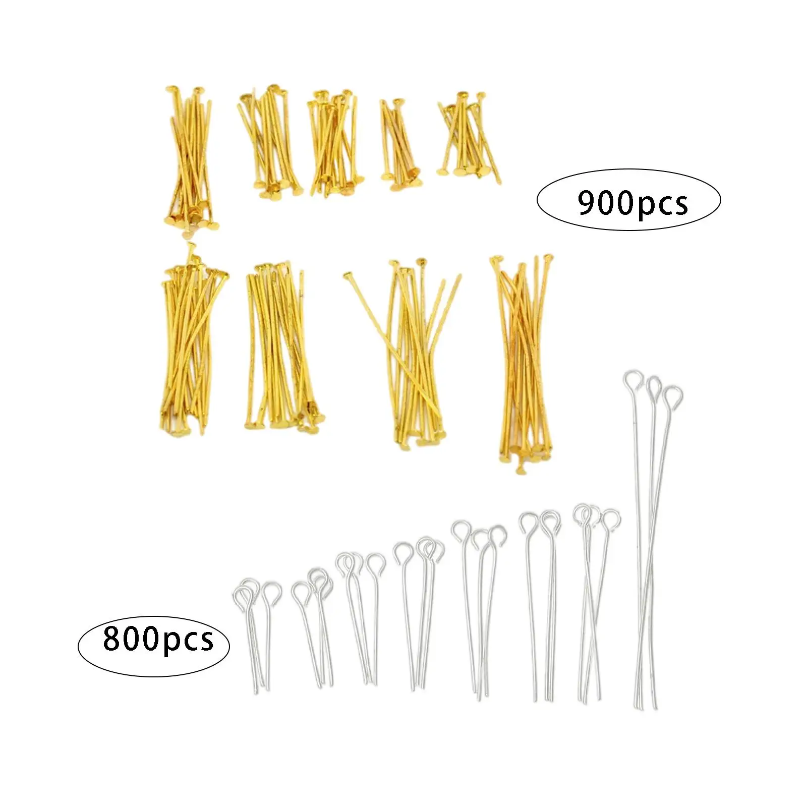 

Набор металлических булавок для бисероплетения, для изготовления ювелирных изделий своими руками, незаменимы для изготовления сережек, ож...