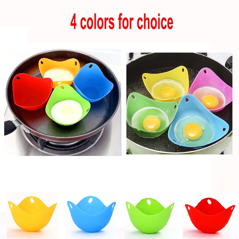 

Soft Silicon Egg Poachers High Temperature Resistant Egg Cooker Kitchen Tools Pancake Cookware Bakeware Steam Plate
