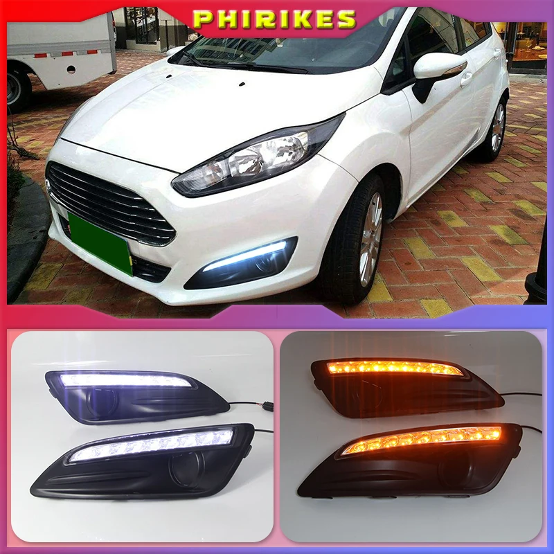 

Дневные ходовые огни для Ford Fiesta 2013, 2014, 2015, 2016, 1 пара