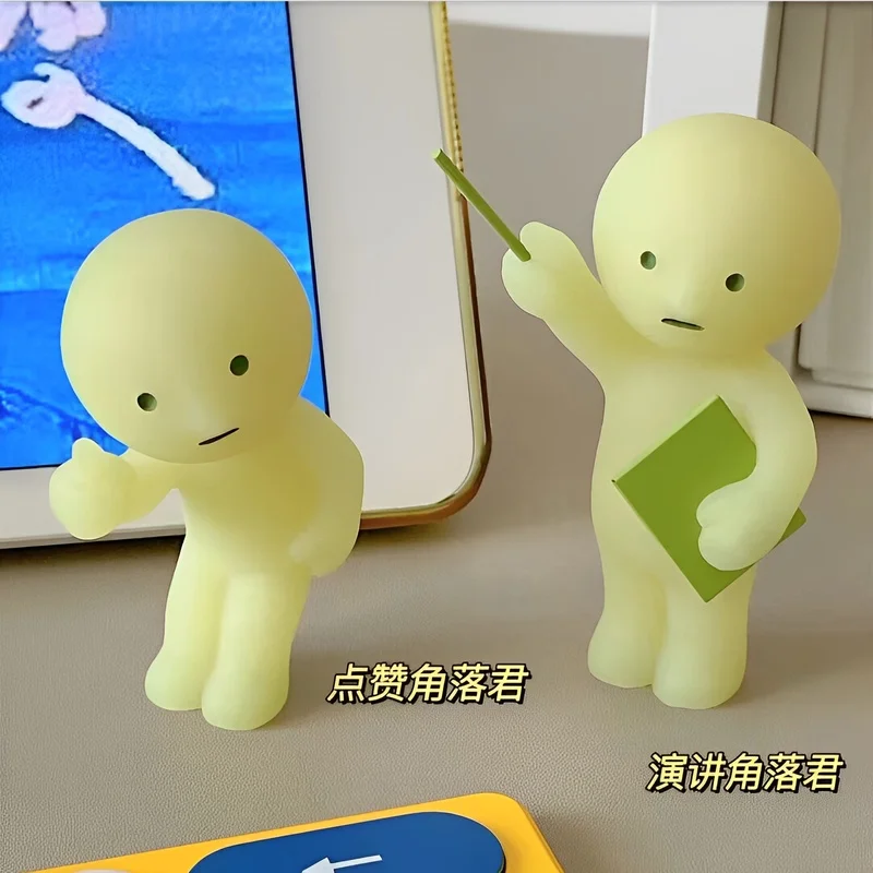 

Smiski Рабочая серия «потайная таинственная коробка» светящаяся Зеленая кукла фигурки героев мультфильм настольное украшение модель кукла подарки игрушки