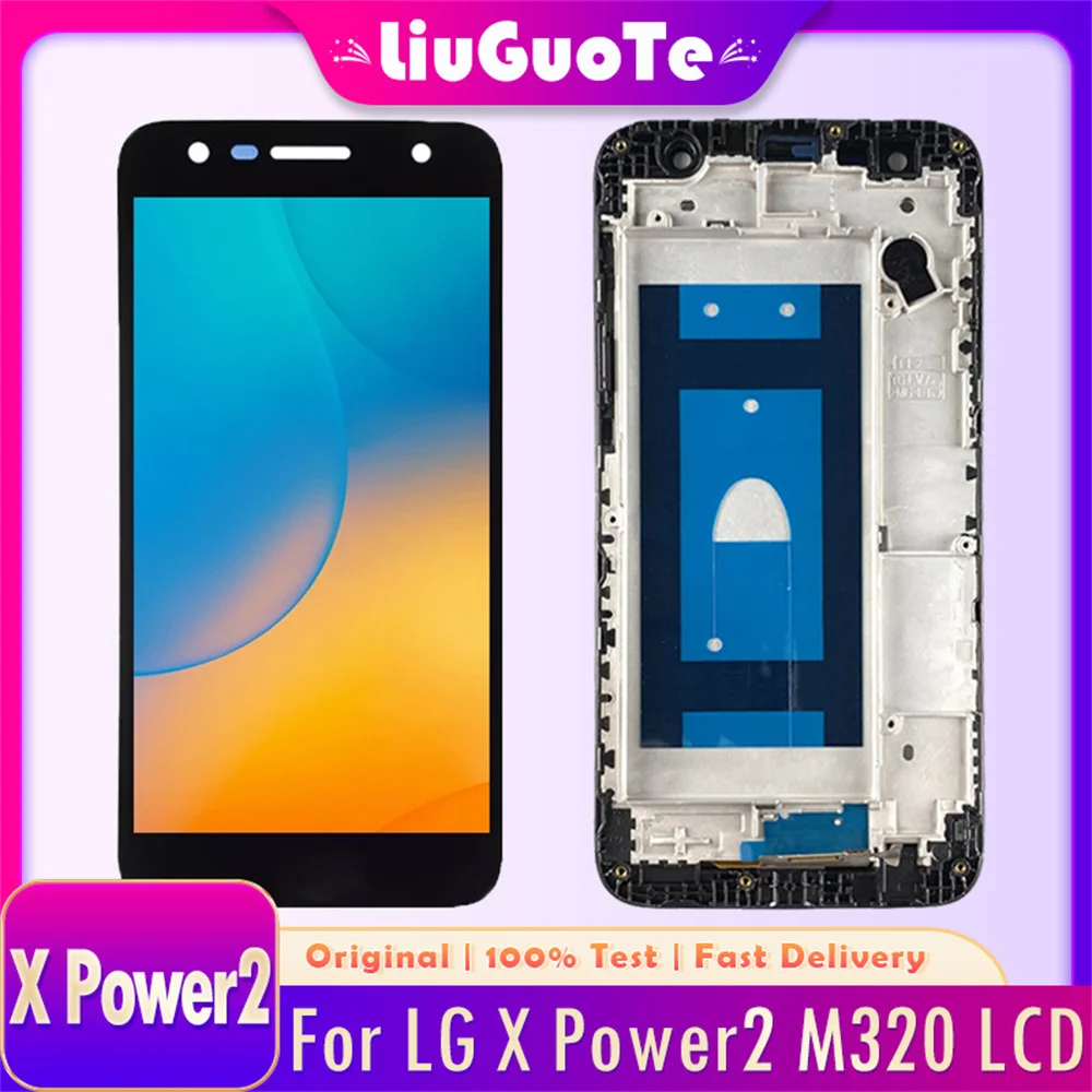 5 &quotОригинальный ЖК-дигитайзер для LG X Power 2 M320 ЖК-дисплей сенсорный экран с рамкой