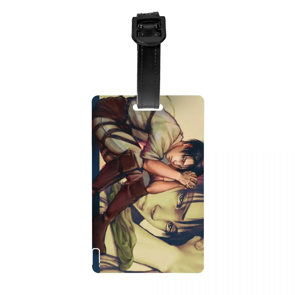 

Персонализированная бирка для багажа «атака на Титанов», бирка для багажа аниме «защита конфиденциальности», бирки для багажа Аккермана, этикетки для дорожных сумок, чемодан