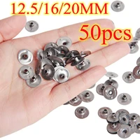 50 pieces metal candle wick sustainers tabs base for candle making supplie wax fixed holder silver 12 51620 mm