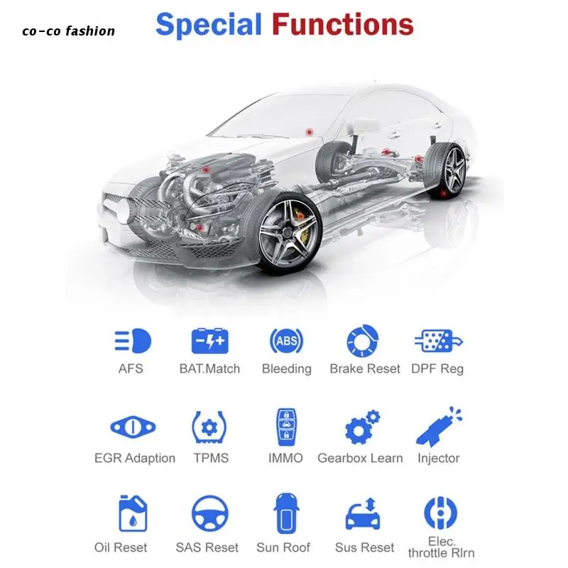 

517B все системы OBD2 сканер для чтения кодов чистые коды