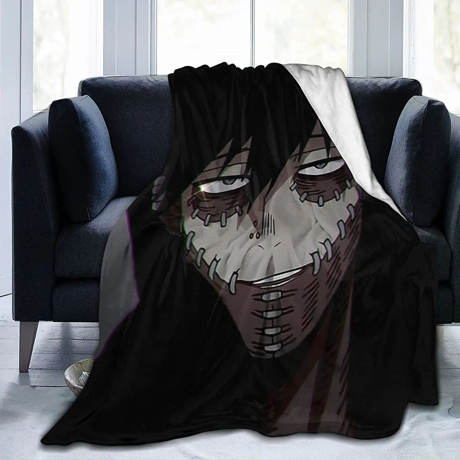 

Dabi - Bnha - Soft Flannel Blanket Lightweight Fleece Blanket Air Conditioner is Suitable for Bedroom Living Room Sofa