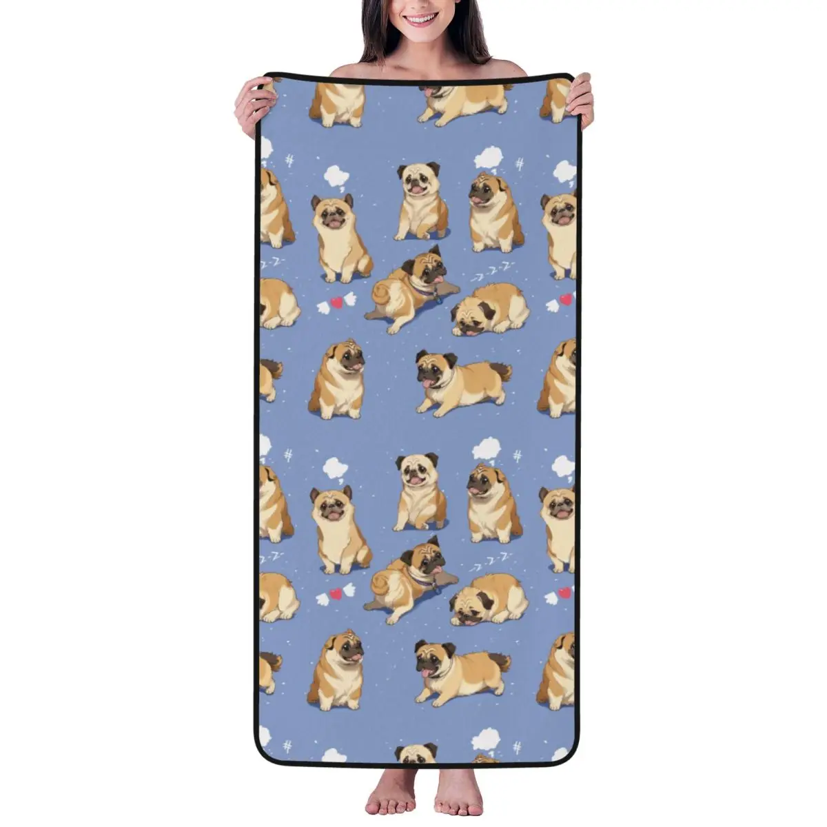 

Travel Bath Towel Ultra Soft Microfiber Towels for Camping Backpacking Yoga Swimming Gym Sports and Beach