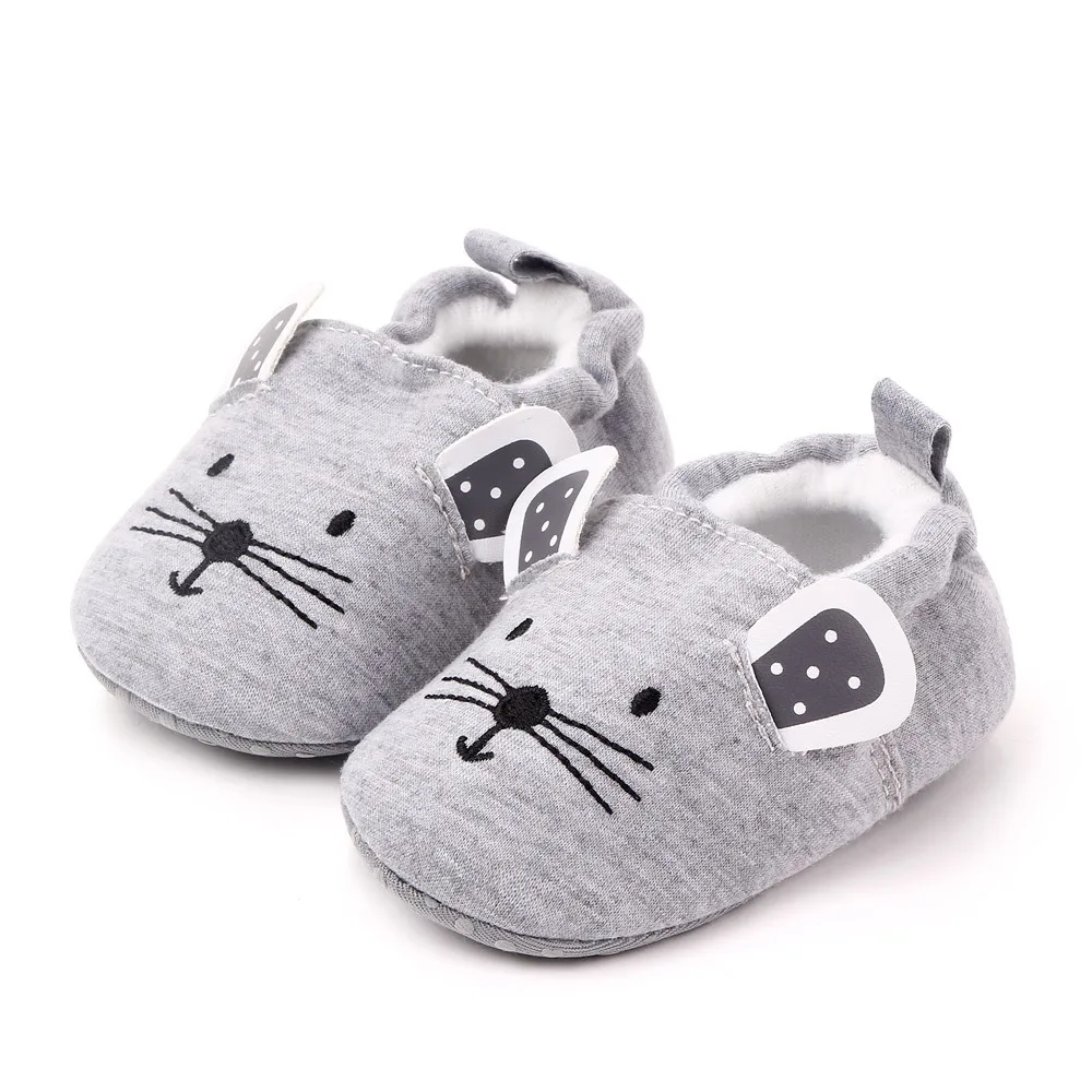 

Lovely Baby Boy Girl Warm Shoes Love Cotton Casual Shoes Soft Bottom Frist Walking Shoes 0-18M