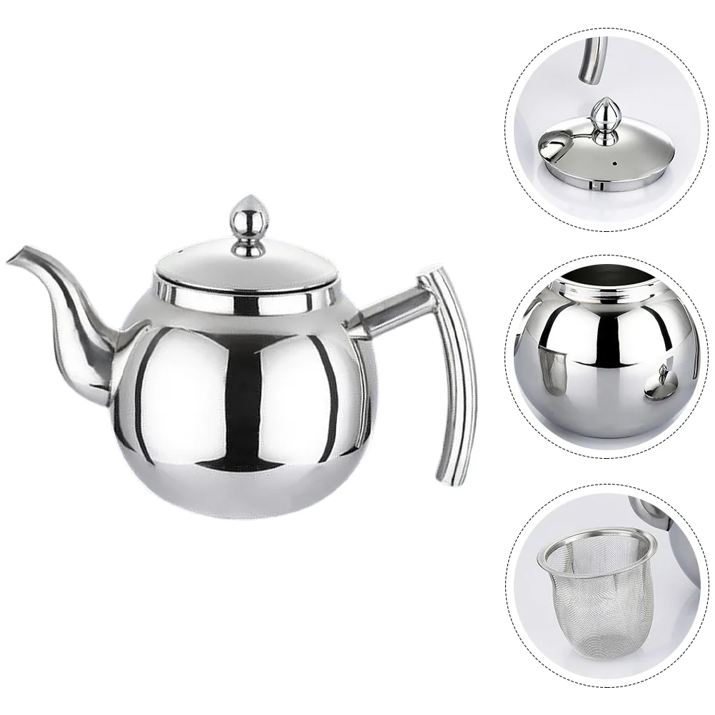 

Kettle Tea Teapot Steel Coffee Stainless Whistling Stovetop Pot Strainer Water Gooseneck Stove Pots Drinking Pitchers Camping