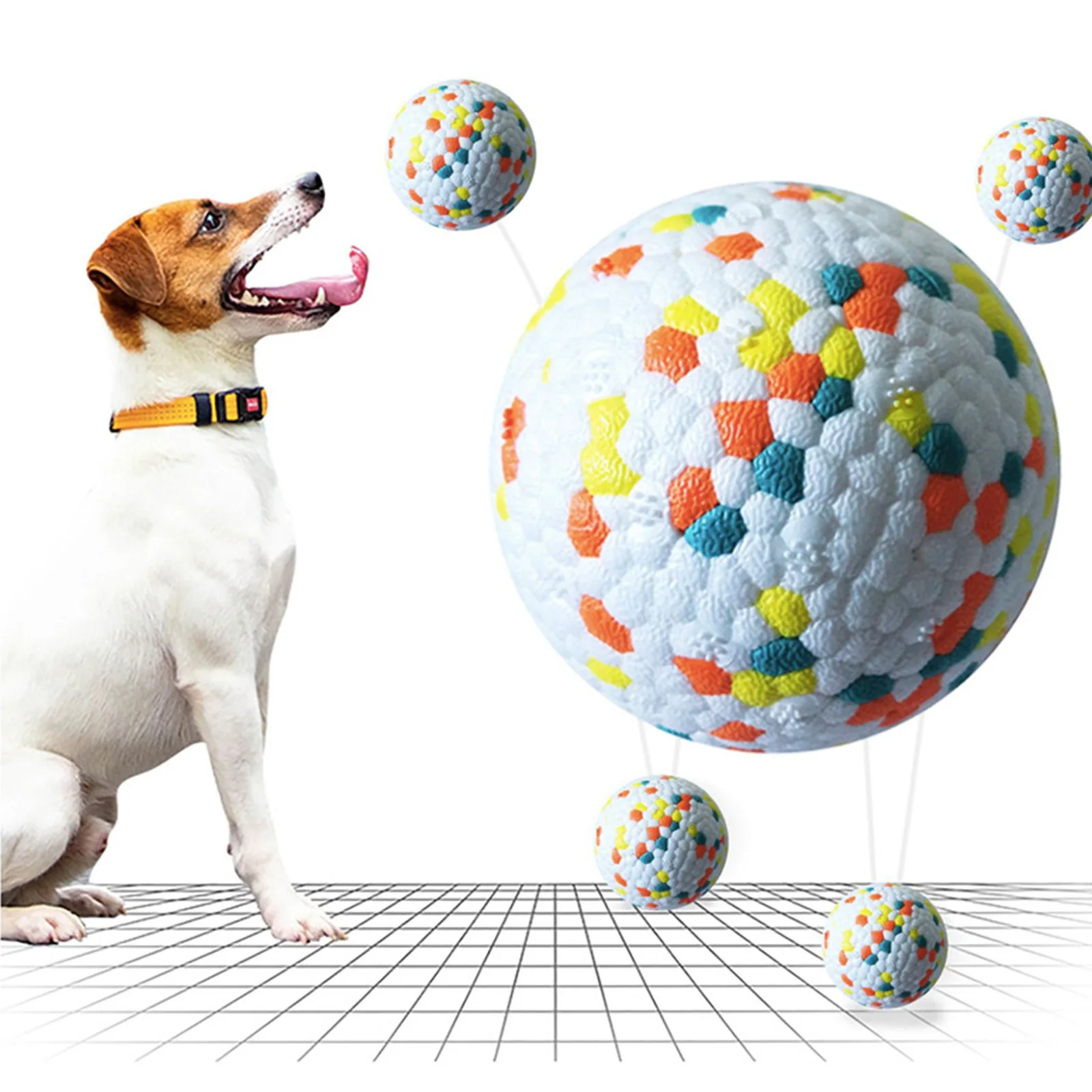 

Pet Dog Ball Toy with High Elastic Bite Resistance safe ETPU Material ball Throwing Toys Exercise Toy Pet Accessories