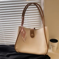 2022 new womens contrast color large capacity shoulder bag fashion texture handbag high quality casual commuter tote bag women