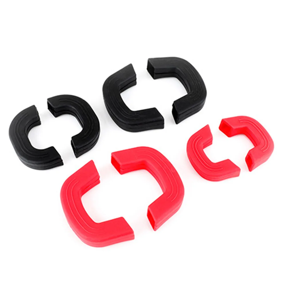 

2× Silicone Anti-scalding Pot Handle Insulation Cover Pot Handle Cover Pot Ear Heat Resistant Non-slip Handle Ironed Fixed Pot