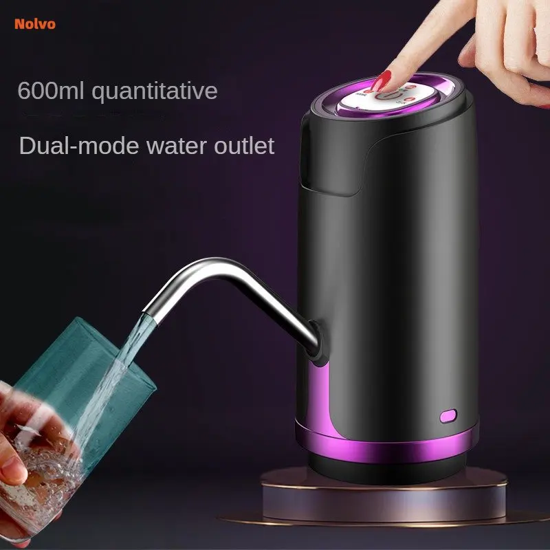 Automatic Electric Water Dispenser USB rechargeable BarreLED Water Pump Water bottle Switch Water Treatment Appliances