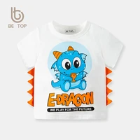 2022 summer toddler boy clothes costumes for kids graphic t shirts babys pure cotton fashion top