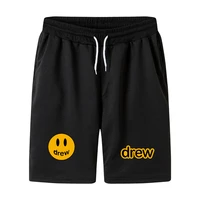 drew men fitness bodybuilding brand shorts man summer gyms workout male breathable quick dry sportswear jogger beach short pants