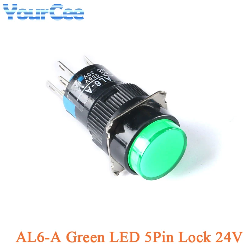 

Кнопочный переключатель Your Cee LA16 зеленый-красный 24В/220В