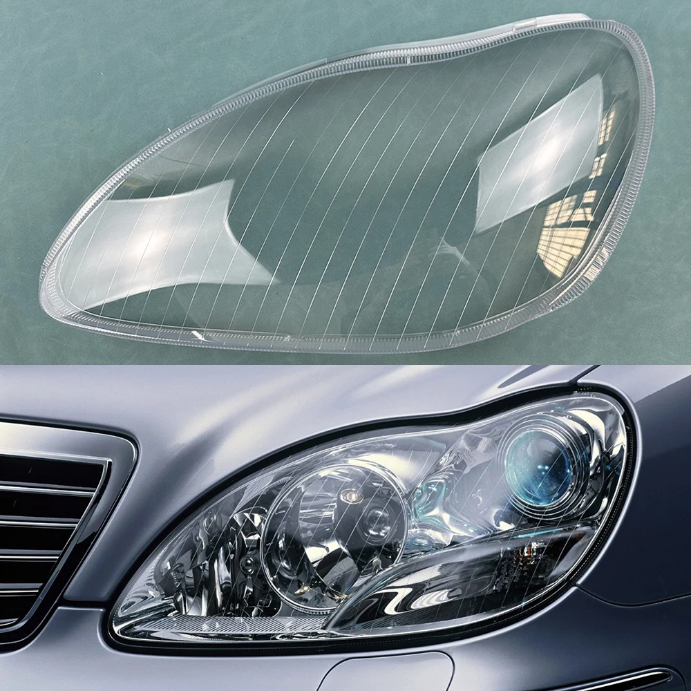

Для Mercedes-Benz W220 S600 S500 S320 S350 S280 1998-2005 крышка фары прозрачный абажур абажур корпус фары