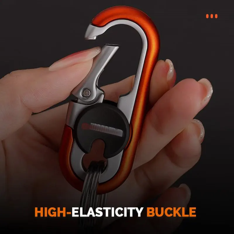 Креативный деловой мужской металлический брелок на талию держатель с пряжкой