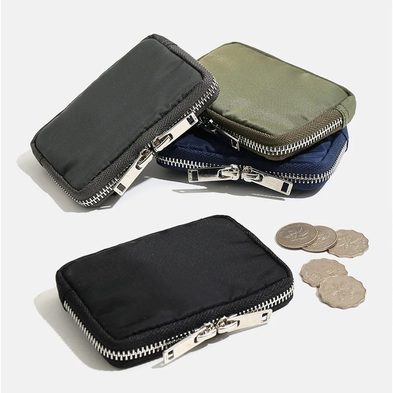 

Fashion Casual Short Purse For Men 2022 Women'S Clutch Bag Nylon Male Wallet Card Holder Coin Purses Portfel Damski Pockets