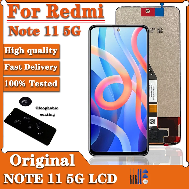 

ЖК-дисплей 6,6 "для Xiaomi Redmi Note 11 с сенсорной панелью и рамкой