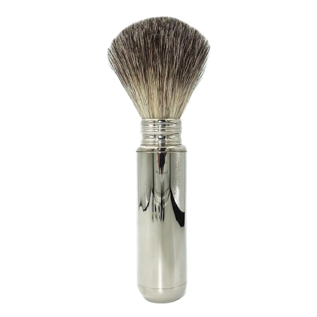 

Magyfosia Pure Badger Hair Brush Aluminium Tube Holder for Men's Mustache Shaver and Barber Beard Tool Travel Gift Set