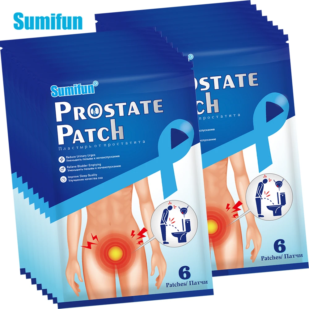 

30/60pcs Sumifun Prostate Navel Medical Patch Cure Prostatic Urologic Prostatitis Medicine Treatment Herbal Plaster Health Care