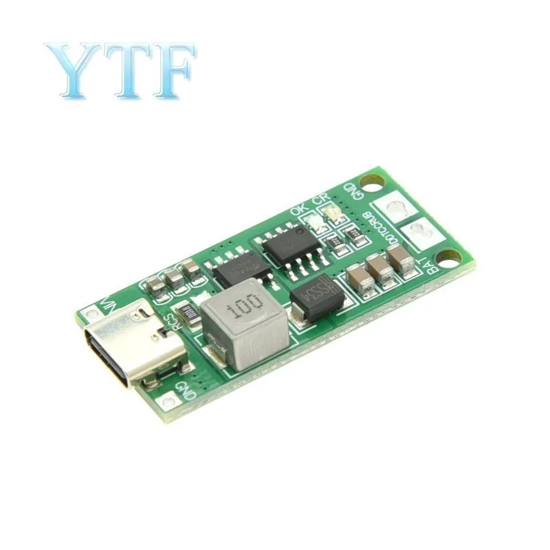 Плата для зарядки литий-ионных аккумуляторов 2/3/4S DC3-5V USB Type C