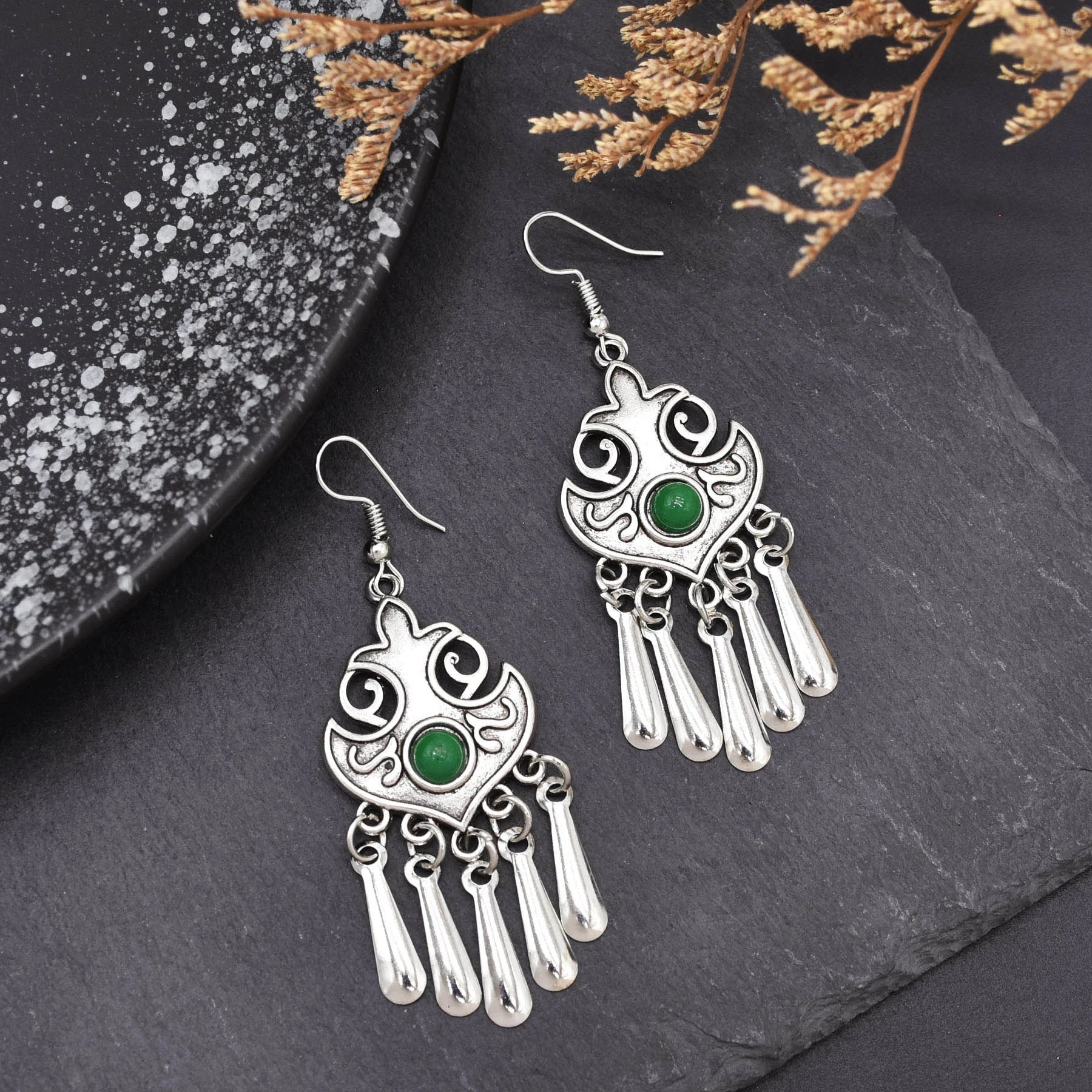 Женские серьги с подвеской в арабском этническом стиле