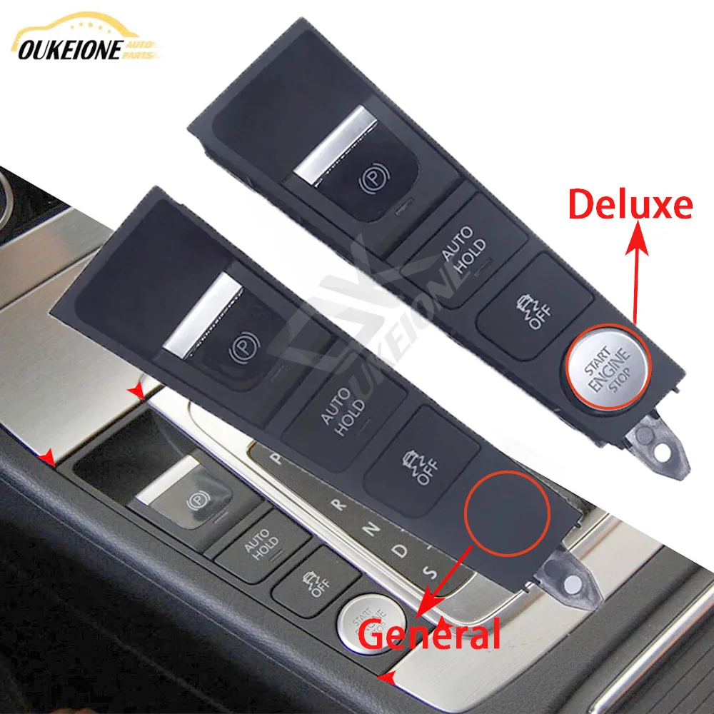 Hand Brake Switch Esp Engine Start/stop Button For V-w Passat B7 2012-2016 Cc 2013-2018 3ad927137a 3ad927137b