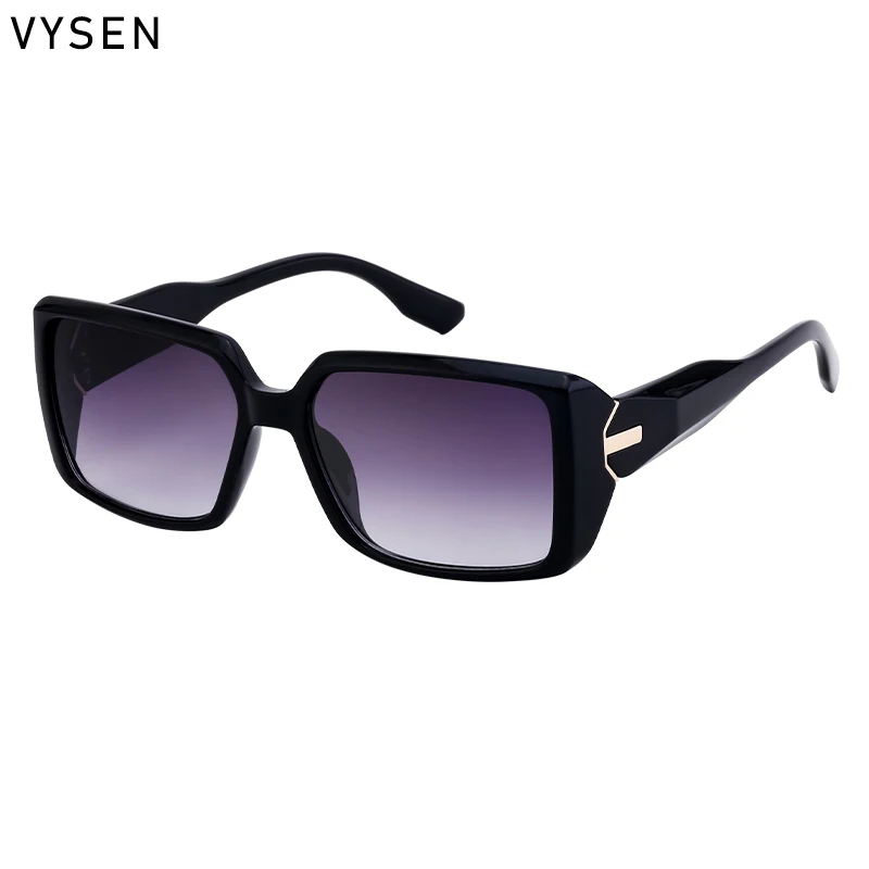 Солнцезащитные очки в прямоугольной оправе UV400 для мужчин и женщин оверсайз