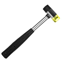 fenrry 1 pcs leather craft installation tool rubber hammer double sided nylon hammer with round head and non slip handle