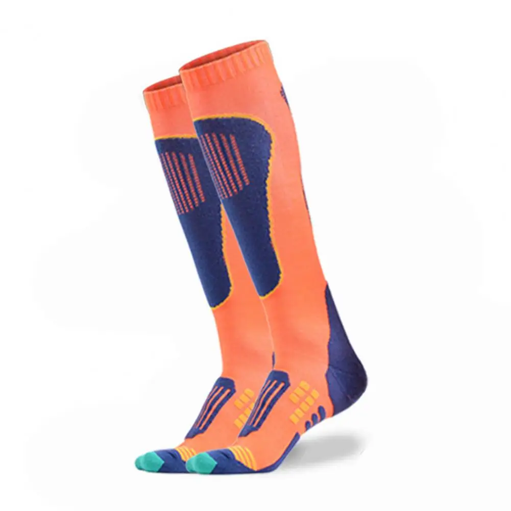 

1 Пара простых альпинистских носков, Утолщенные мягкие Лыжные носки, ветрозащитные зимние мужские и женские спортивные чулки