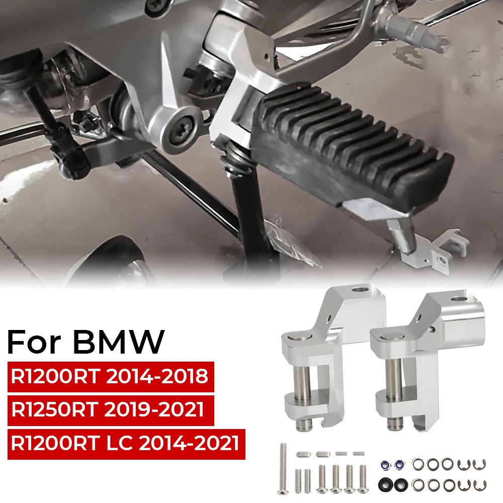 Фото Мотоциклетные колышки R1200RT R1250RT для BMW R1250 RT R1200 RT R 1250 1200 RT LC для пассажирских подножек, наборы для понижения ног №2