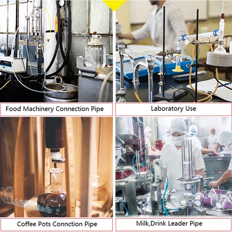 1 ~ 10 м перистальтический насос, силиконовая труба ID 0,5 ~ 25,4 мм, прозрачный, устойчивый к высоким температурам, коррозии, пищевой лабораторный шланг