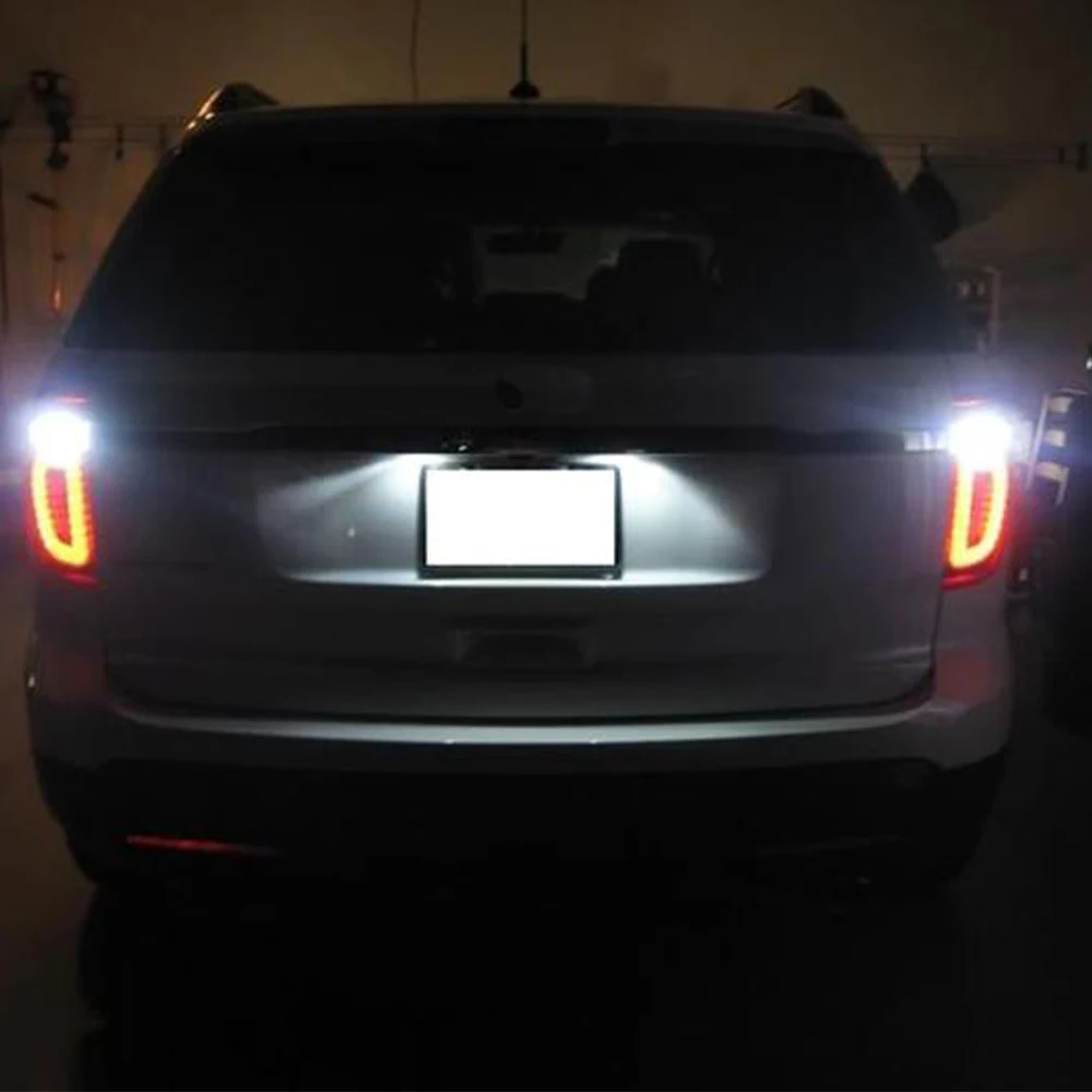 2 светодиодных фонаря номерного знака без ошибок автомобильные аксессуары для Ford