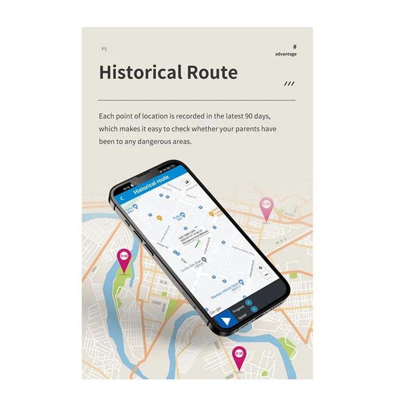 GPS + Beidou трекер RF-V51 WIFI совместимый с 4G LTE/3G WCDMA/2G GSM SOS-сигнализацией двусторонним