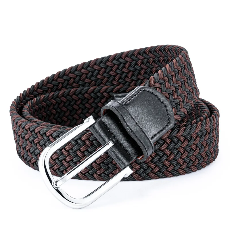 

2023 Men's New Business High Quality Fashion Knitting Needle Buckle Belt Ladies Trend Casual Golf Breathable Jeans Luxury Belt